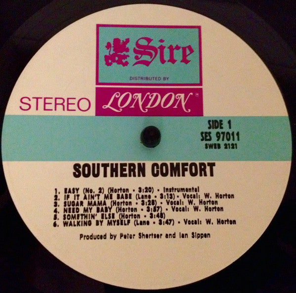 Walter ‛Shakey’ Horton* / Martin Stone (2) / Jessie Lewis* / Jerome Arnold : Southern Comfort (LP, Album)