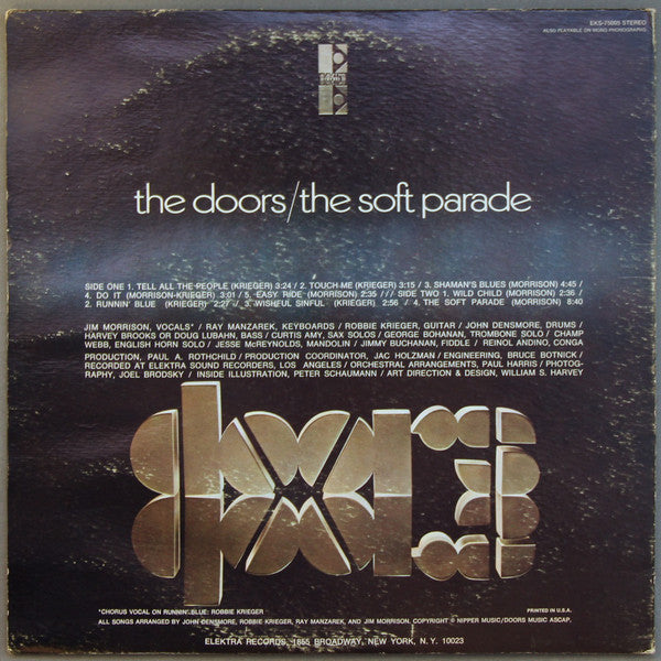 The Doors : The Soft Parade (LP, Album, RP, Pit)