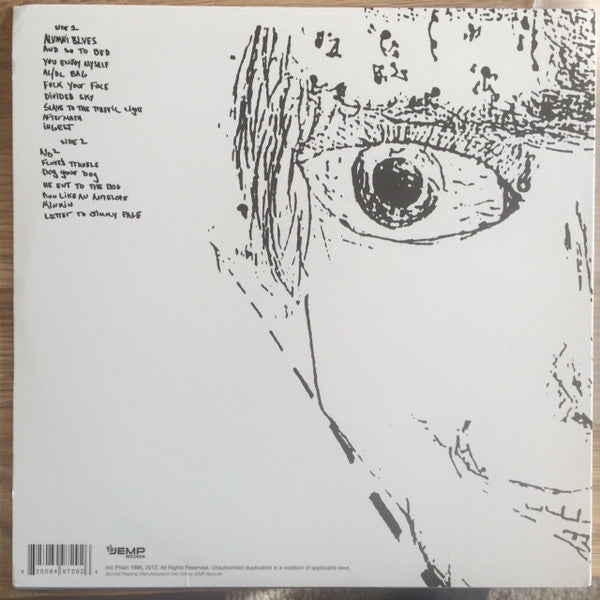 Phish : The White Tape (LP, Album, RE, Whi)