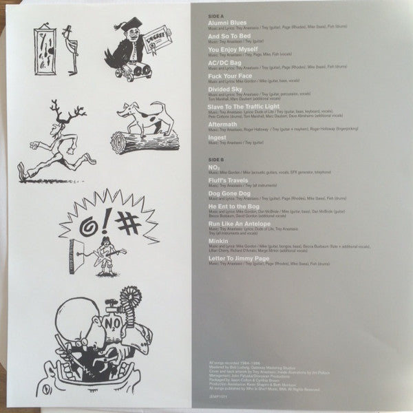 Phish : The White Tape (LP, Album, RE, Whi)