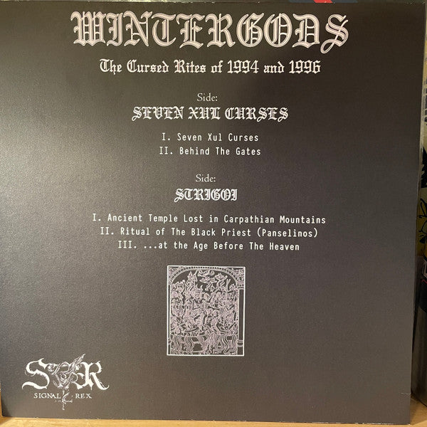 Wintergods : Cursed Rites of 1994 and 1996 (LP, Comp, Ltd, Bla)