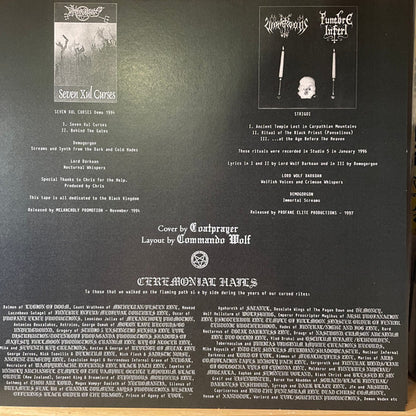 Wintergods : Cursed Rites of 1994 and 1996 (LP, Comp, Ltd, Bla)