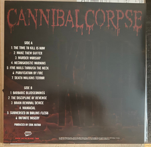 Cannibal Corpse : Kill (LP, Album, RE, Gre)