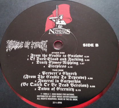 Cradle Of Filth : From The Cradle To Enslave (12", EP, Ltd, RE, RP, Cor)