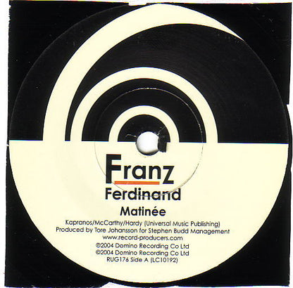 Franz Ferdinand : Matinée (7", Single)