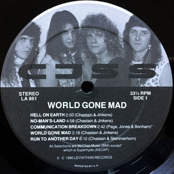 CJSS : World Gone Mad (LP, Album)