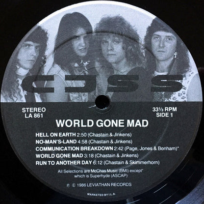 CJSS : World Gone Mad (LP, Album)