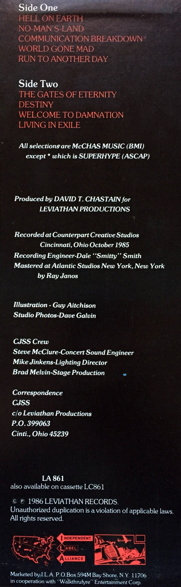 CJSS : World Gone Mad (LP, Album)