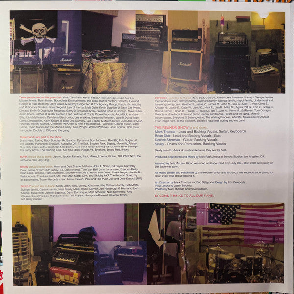 The Reunion Show : Kill Your Television (LP, Album, Ltd, RE, Cok)
