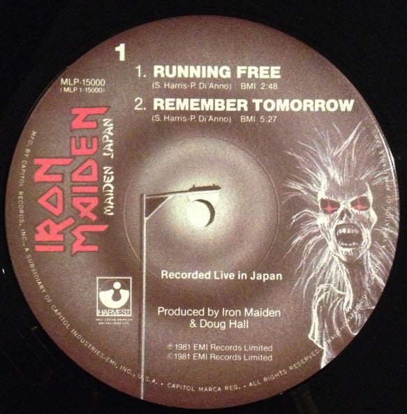 Iron Maiden : Maiden Japan (12", MiniAlbum, Jac)