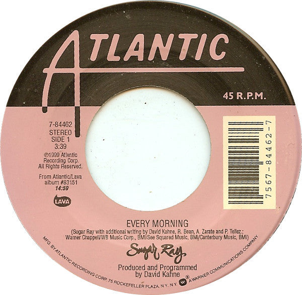 Sugar Ray (2) : Every Morning (7")