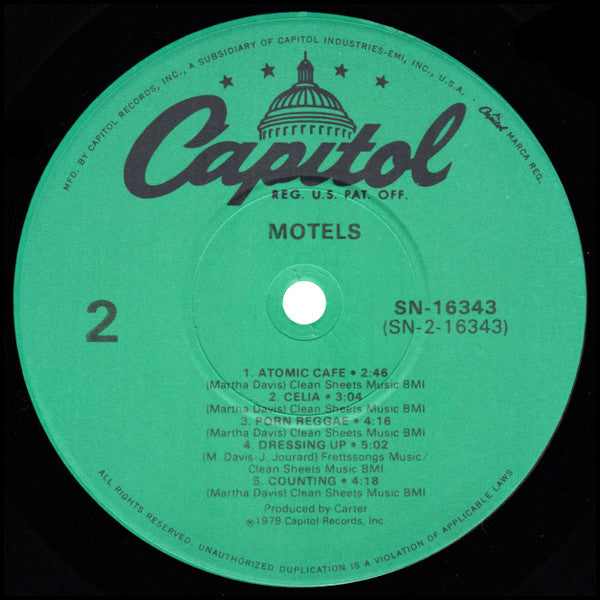 The Motels : The Motels (LP, Album, RE)