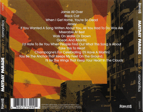 Mayday Parade : A Lesson In Romantics (CD, Album)