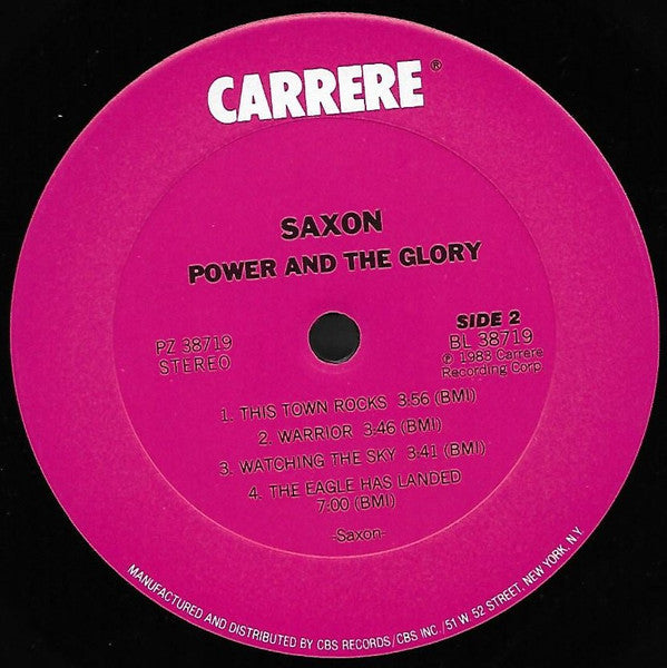 Saxon : Power & The Glory (LP, Album)