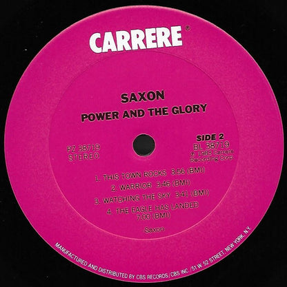 Saxon : Power & The Glory (LP, Album)