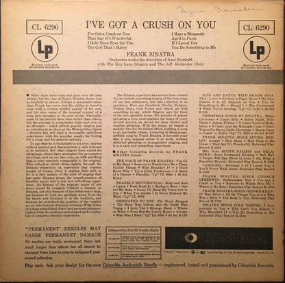 Frank Sinatra : I've Got A Crush On You (10", Comp)