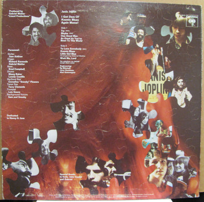 Janis Joplin : I Got Dem Ol' Kozmic Blues Again Mama! (LP, Album, Pit)