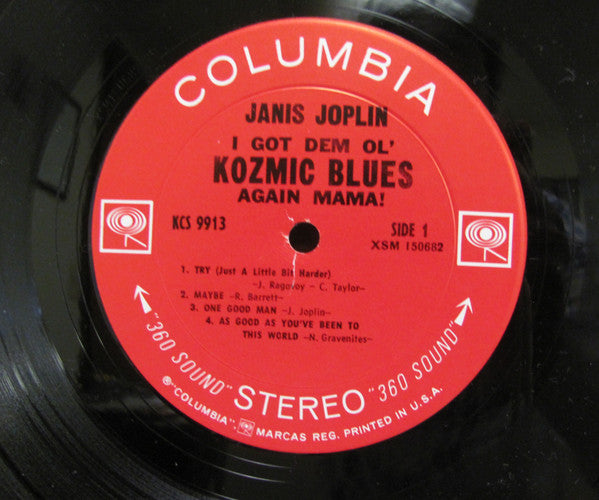 Janis Joplin : I Got Dem Ol' Kozmic Blues Again Mama! (LP, Album, Pit)