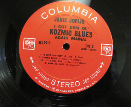 Janis Joplin : I Got Dem Ol' Kozmic Blues Again Mama! (LP, Album, Pit)