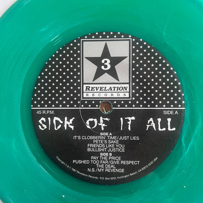 Sick Of It All : Sick Of It All (7", RP, Gre)