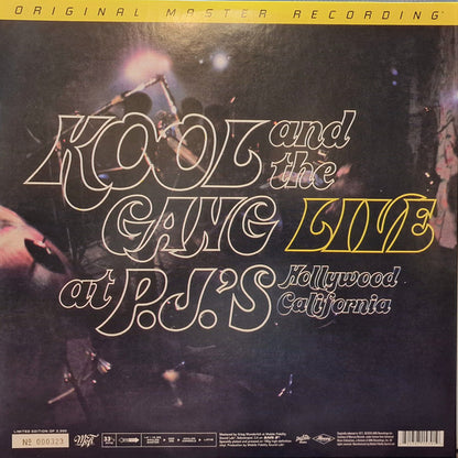 Kool & The Gang : Live At P.J.'S (LP, Album, Ltd, RE, RM, 180)