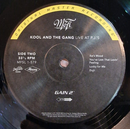 Kool & The Gang : Live At P.J.'S (LP, Album, Ltd, RE, RM, 180)