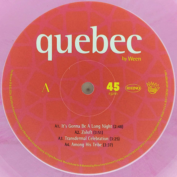 Ween : Quebec (LP, Mag + LP, Red + Album, RE)