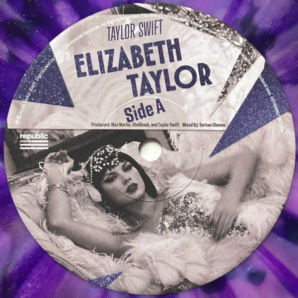 Taylor Swift : Elizabeth Taylor (7", RSD, Single, Vio)