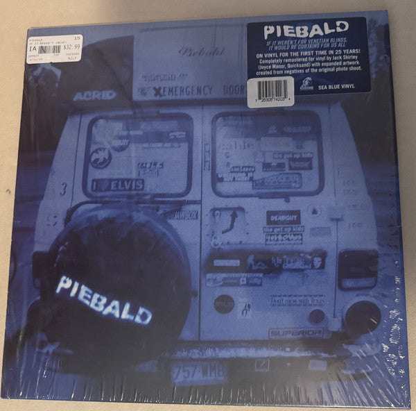 Piebald : If It Weren't For Venetian Blinds, It Would Be Curtains For Us All (LP, Album, Ltd, RE, RM, Sea)