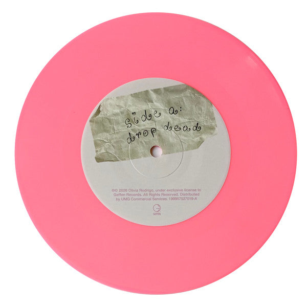 Olivia Rodrigo : Drop Dead (7", Single, Ltd, Pin)