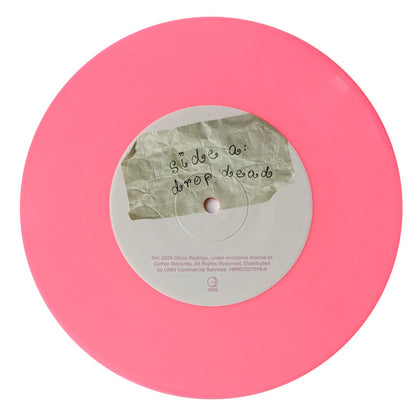 Olivia Rodrigo : Drop Dead (7", Single, Ltd, Pin)