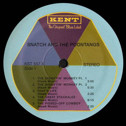 Snatch And The Poontangs : Snatch And The Poontangs (LP, Album, RE)