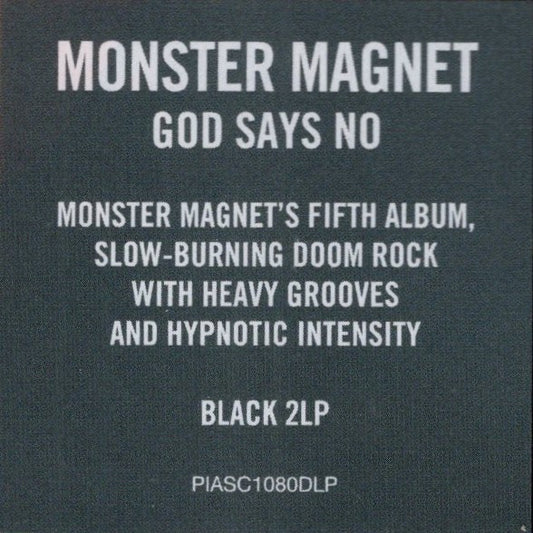 Monster Magnet : God Says No (2xLP, Album, RE, Bla)