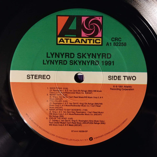 Lynyrd Skynyrd : 1991 (LP, Album, Club, CRC)