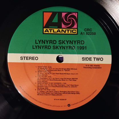 Lynyrd Skynyrd : 1991 (LP, Album, Club, CRC)