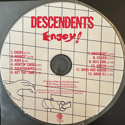 Descendents : Enjoy! (CD, Album, RE)