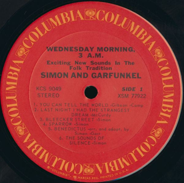 Simon & Garfunkel : Wednesday Morning, 3 A.M. (LP, Album, RE)