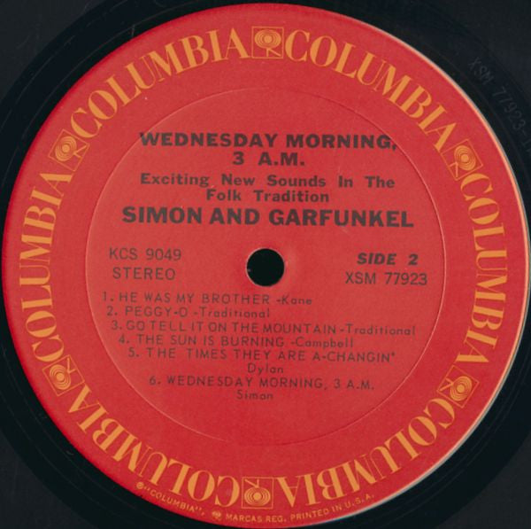 Simon & Garfunkel : Wednesday Morning, 3 A.M. (LP, Album, RE)