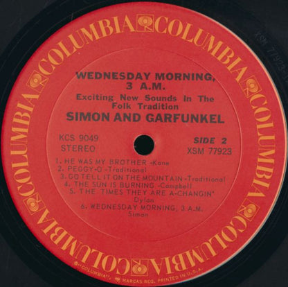 Simon & Garfunkel : Wednesday Morning, 3 A.M. (LP, Album, RE)