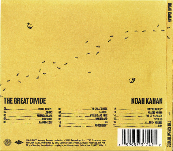 Noah Kahan : The Great Divide (CD, Album)