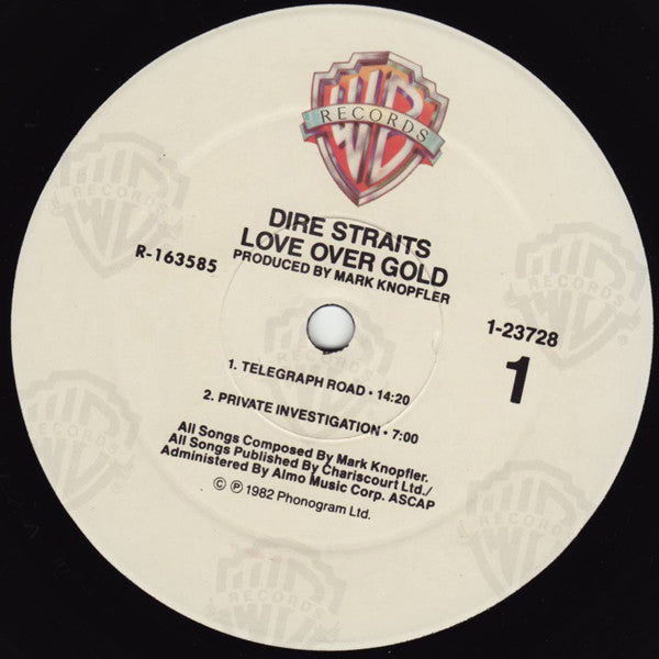 Dire Straits : Love Over Gold (LP, Album, Club, RE, RCA)