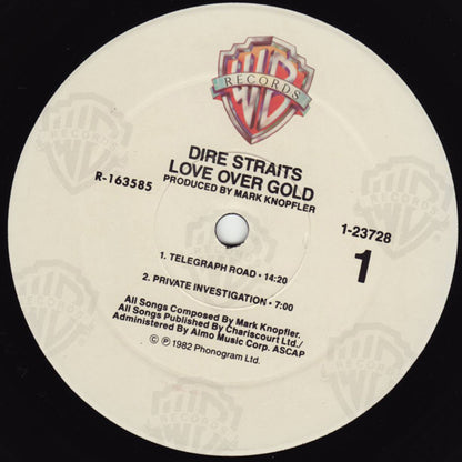 Dire Straits : Love Over Gold (LP, Album, Club, RE, RCA)