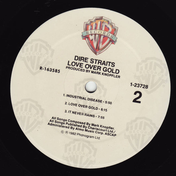 Dire Straits : Love Over Gold (LP, Album, Club, RE, RCA)