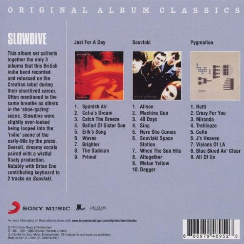 Slowdive : Original Album Classics (Box, Comp + CD, Album, RE + CD, Album, RE + CD, Al)