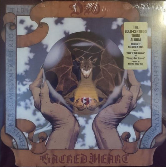 Dio (2) : Sacred Heart (LP, Album, RE, Yel)
