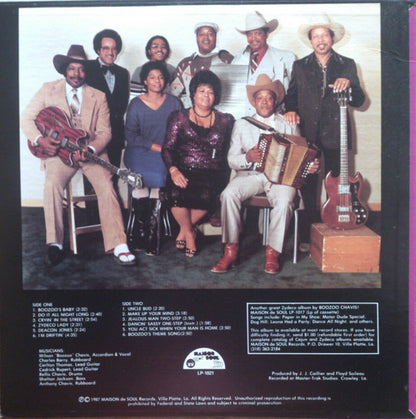 Boozoo Chavis : Boozoo Zydeco (LP)