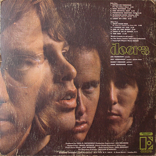 The Doors : The Doors (LP, Album, RP, Pit)