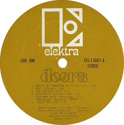 The Doors : The Doors (LP, Album, RP, Pit)