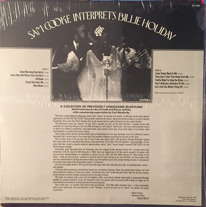 Sam Cooke : Interprets Billie Holiday (LP, Album)