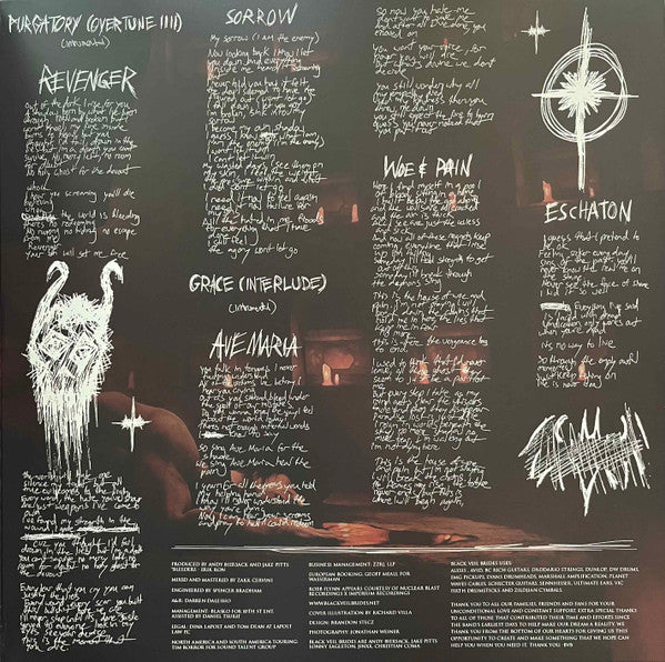 Black Veil Brides : Vindicate (LP, Album, Glo)